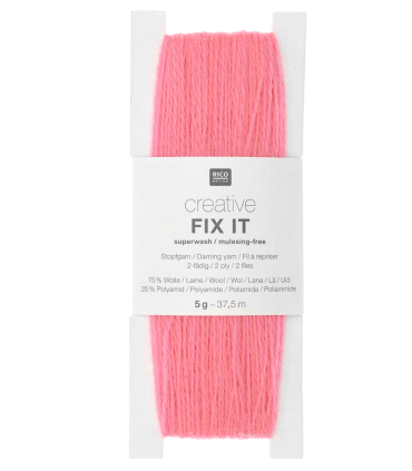 RICO : Laine a repriser -012- ROSE FLUO