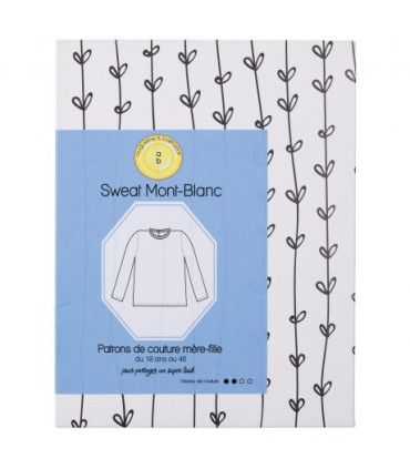 AUGUSTINE et BALTHAZAR : le sweat MONT BLANC