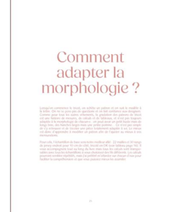 Adapter un patron de tricot à sa morphologie et à son style