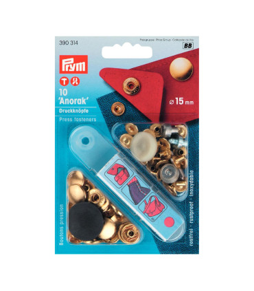 PRYM : Pression Anorak 15mm - OR