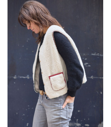 ATELIER SCÄMMIT gilet sans manche SHERPA