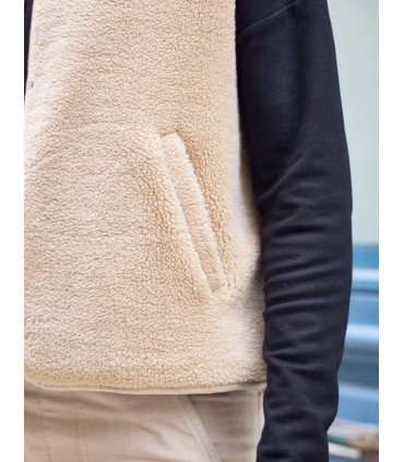 ATELIER SCÄMMIT gilet sans manche SHERPA