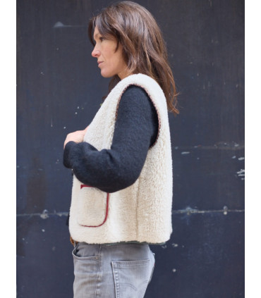 ATELIER SCÄMMIT gilet sans manche SHERPA