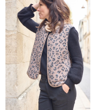 ATELIER SCÄMMIT gilet sans manche SHERPA