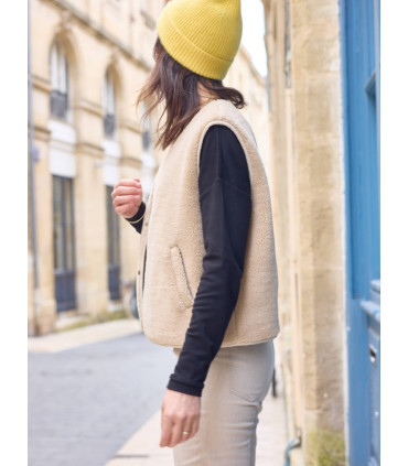 ATELIER SCÄMMIT gilet sans manche SHERPA