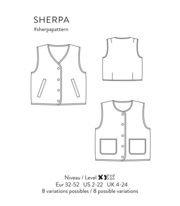 ATELIER SCÄMMIT gilet sans manche SHERPA