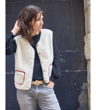 ATELIER SCÄMMIT gilet sans manche SHERPA