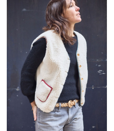 ATELIER SCÄMMIT gilet sans manche SHERPA
