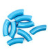 Perles acryliques Gros Tube - AZUR