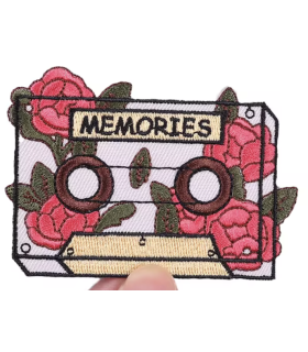 THERMOCOLLANT -  Cassette vintage à fleurs MEMORIES