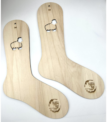 BLOQUEUR à Chaussettes en Peuplier - Taille M (34-36)