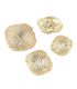 Bouton Bijou boule - 15mm - OR