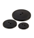 Bouton 2 trous - 20mm - NOIR