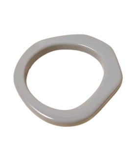 Jonc en résine géométrique - GRIS