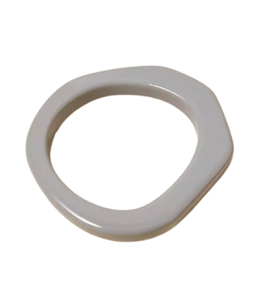 Jonc en résine géométrique - GRIS