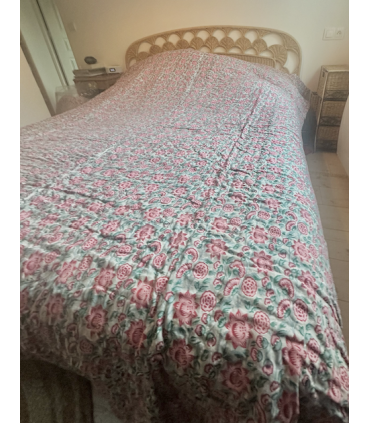 Plaid en coton matelassé indien - INDIE