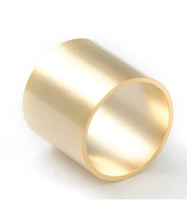 Perles : tube en métal 10mm - Doré