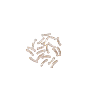 Perles acryliques Tube - GLITTER BRONZE