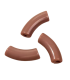 Perles acryliques Gros Tube - CHOCOLAT