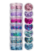 Lot de grosses paillettes - dégradé rose, violet et bleu