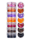 Lot de grosses paillettes - dégradé violet, orange et noir