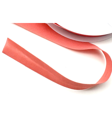 BIAIS COTON Replié corail vif 40/20
