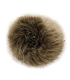 Pompons Fausse Fourrure KAKI 5cm