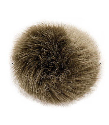 Pompons Fausse Fourrure KAKI 5cm