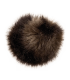 Pompons Fausse Fourrure BRUN FONCÉ 5cm