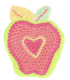Patch brodés à Coudre : Pomme - ROSE et VERT