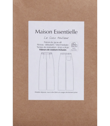 MAISON ESSENTIELLE : Le pantalon - Le COCO Tailleur