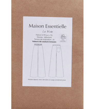 MAISON ESSENTIELLE : Le pantalon - Le WIDE
