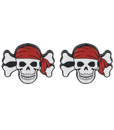 Protege pointes aiguilles à tricoter : Tête de mort Pirate