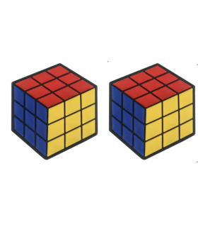 Protege pointes aiguilles à tricoter : Rubix Cube