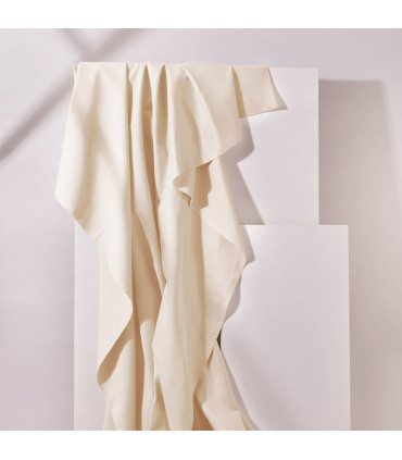 ATELIER BRUNETTE : Gabardine d'hiver - OFF-WHITE