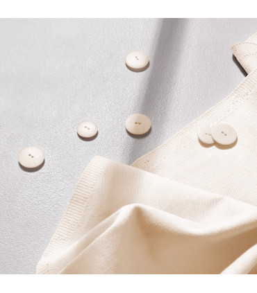 ATELIER BRUNETTE : Gabardine d'hiver - OFF-WHITE