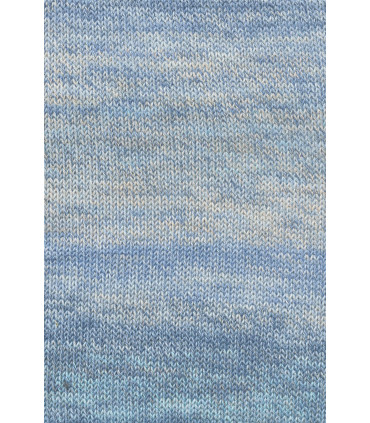 LANG YARNS : Illusion-06-BLEU GRIS BEIGE