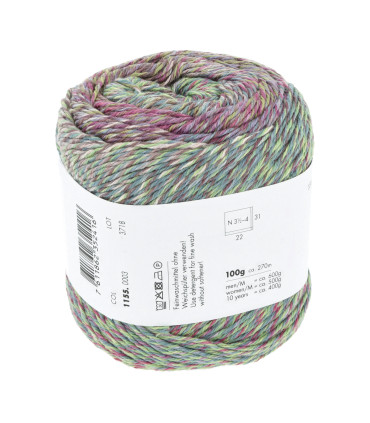 LANG YARNS : Illusion-03-FUSHIA VERT