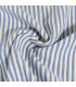 Seersucker Rayé BLEU PALE et ÉCRU