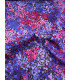 Satin de Coton Fleuri - VIOLET et ROSE