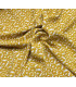 Viscose Alvéoles MOUTARDE et CRÈME