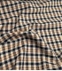 Voile de Coton Carreaux Lurex - NOIR et CAMEL