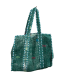 Kantha Tote Bag - Vert et Blanc