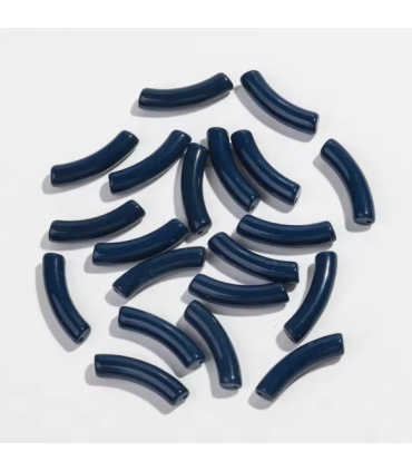 Perles acryliques Tube - MARINE