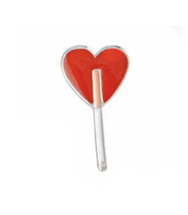 Pin's Émaillé - Sucette Coeur