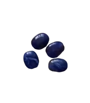 Perles Acryliques Ovales Plates - BLEU ROI