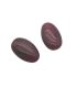 Perles Acryliques Ovales Plates Grandes - PRUNE FONCÉ