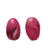 Perles Acryliques Ovales Plates Grandes - ROSE