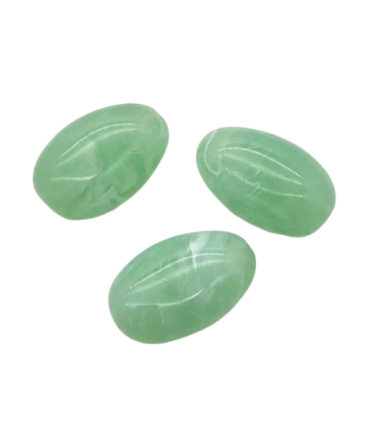 Perles Acryliques Ovales Plates Grandes - JADE