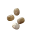 Perles Acryliques Ovales Plates - MARRON CLAIR